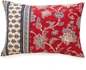img 3 attached to 🛏️ Red Indigo Bazaar Marbella Comforter Set in King Size