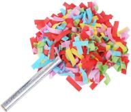 🎉 10-pack colorful tissue paper confetti flick flutter sticks - ideal for weddings, celebrations, anniversaries, birthdays - 7.8 inches logo
