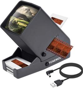 img 4 attached to 🔍 TCNEWCL 35mm Slide Viewer: Enhanced Viewing with 3X Magnification and LED Illumination