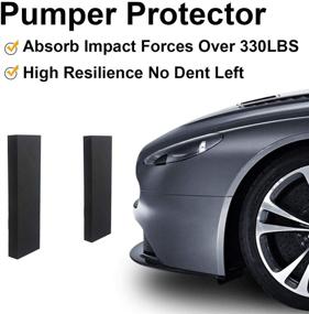 img 2 attached to 🚗 The Feelings Garage Wall Protector: Car Door & Bumper Guards with Water Resistance - 4 Pack