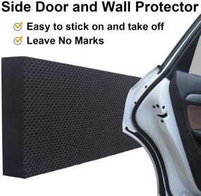 img 3 attached to 🚗 The Feelings Garage Wall Protector: Car Door & Bumper Guards with Water Resistance - 4 Pack