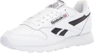 👟 white men's reebok classic leather sneaker: shoes and fashion sneakers logo