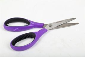 img 1 attached to QuickSlice 3-Pack: Pro Iron Easy Grip Stainless Scissors for Effortless Cutting