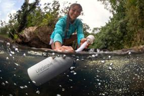 img 2 attached to LifeStraw Go Stainless Steel Water Filter Bottle With 2-Stage Integrated Filter Straw