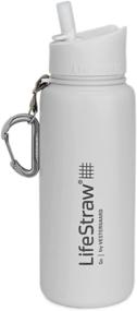 img 4 attached to LifeStraw Go Stainless Steel Water Filter Bottle With 2-Stage Integrated Filter Straw
