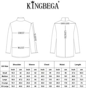 img 1 attached to KINGBEGA Cameinic Turtleneck Pullover Sweaters Men's Clothing