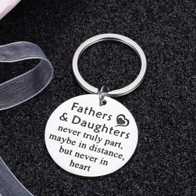 img 3 attached to 🎄 Daughter Keychain - Christmas & Valentine Gifts for Daughters