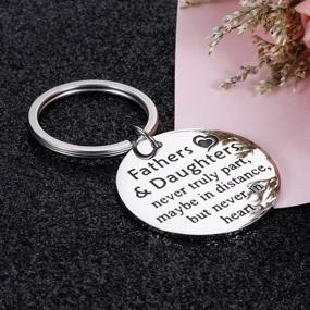 img 2 attached to 🎄 Daughter Keychain - Christmas & Valentine Gifts for Daughters