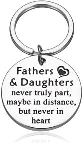 img 4 attached to 🎄 Daughter Keychain - Christmas & Valentine Gifts for Daughters