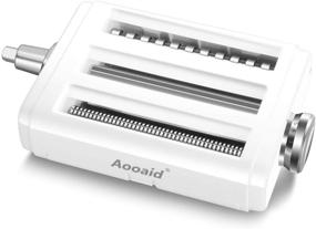 img 1 attached to 🍝 Pasta Maker Attachment for KitchenAid Stand Mixers: 3-in-1 Fettuccine and Spaghetti Cutter + Pasta Sheet Roller + Accessories & Cleaning Brush by Aooaid