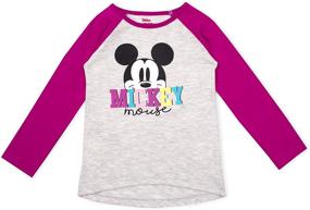 img 3 attached to Disney 3 Piece Mickey Minnie Leggings Girls' Clothing for Leggings