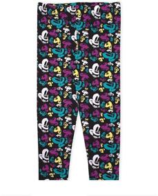 img 1 attached to Disney 3 Piece Mickey Minnie Leggings Girls' Clothing for Leggings