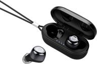 🎧 knz true wireless earbuds bluetooth 5.0: ipx7 waterproof, hd sound, magnetic charging case & more logo