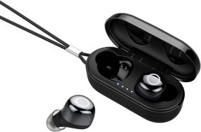 img 4 attached to 🎧 KNZ True Wireless Earbuds Bluetooth 5.0: IPX7 Waterproof, HD Sound, Magnetic Charging Case & More