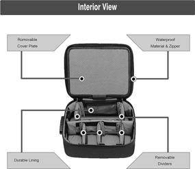 img 1 attached to Набор Bag Set: Ultimate Smell Proof - С двойным замком, угольным покрытием, кейсом и 5 контейнерами для безопасного хранения с запахом - 10 X 8 X 4 дюймов