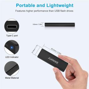 img 3 attached to 💾 JUANWE Внешний SSD на 250 ГБ - USB 3.1, скорость чтения / записи 500 МБ/с, портативный алюминиевый жесткий диск