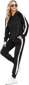 img 4 attached to Hotouch Tracksuit Sweatsuits Jogging Outfits