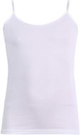 tobeinstyle girls adjustable strap camisole: stylish versatility for girls' tops, tees & blouses logo