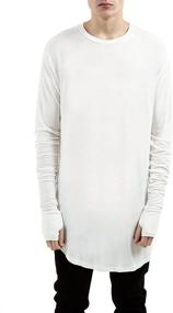 img 3 attached to 👍 LILBETTER Thumb Sleeve T Shirt XX Large: Supreme Comfort and Stylish Fit