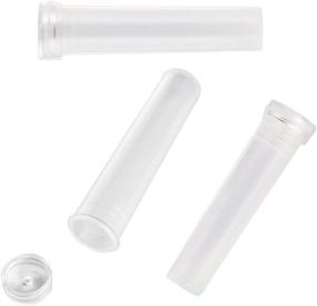 img 4 attached to Enhance Your Flower Arrangements with Canomo Clear Plastic Floral Tubes - 30 Pack