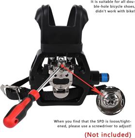 img 3 attached to 🚲 JRCOEGE Toe Cages for Peloton Bikes: Anti-Slip, Adjustable Straps, Dual-Use Pedal Upgrade