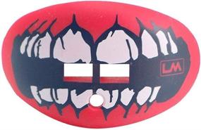 img 2 attached to Loudmouth Football Mouth Guards: Skull Teeth Design in Multiple Colors - Adult & Youth Sports Mouthpiece for Teeth Protection and Lip Safety