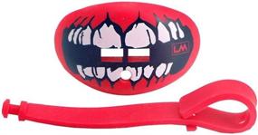 img 1 attached to Loudmouth Football Mouth Guards: Skull Teeth Design in Multiple Colors - Adult & Youth Sports Mouthpiece for Teeth Protection and Lip Safety