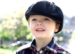 img 2 attached to 🧢 Boys' Herringbone Newsboy Cap - Born Love Pageboy - Stylish Accessories