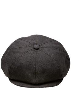 img 3 attached to 🧢 Boys' Herringbone Newsboy Cap - Born Love Pageboy - Stylish Accessories