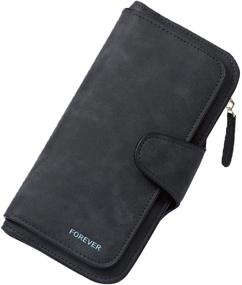 img 4 attached to Fashionable Ladies Wallet: Leather Clutch Credit Women's Handbags & Wallets for Stylish Convenience