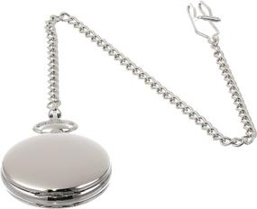 img 2 attached to Charles Hubert Paris Mechanical Pocket Watch 3575W