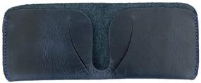 img 1 attached to 👜 Refined Elegance: Hide Drink Leather Slimfold Handmade Wallet