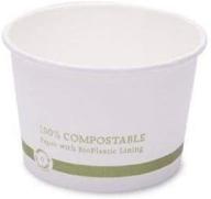 🌱 world centric's eco-friendly 16 oz soup containers (200-pack): 100% biodegradable & compostable paper pla-lined option logo