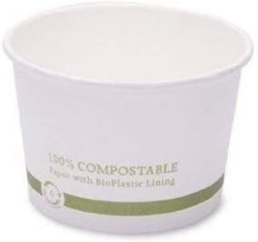 img 4 attached to 🌱 World Centric's Eco-Friendly 16 Oz Soup Containers (200-Pack): 100% Biodegradable & Compostable Paper PLA-Lined Option