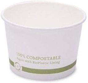 img 2 attached to 🌱 World Centric's Eco-Friendly 16 Oz Soup Containers (200-Pack): 100% Biodegradable & Compostable Paper PLA-Lined Option