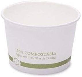 img 1 attached to 🌱 World Centric's Eco-Friendly 16 Oz Soup Containers (200-Pack): 100% Biodegradable & Compostable Paper PLA-Lined Option