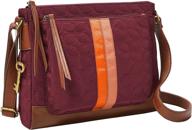 👜 fossil zb7716200 jolie crossbody brown women's handbags & wallets: stylish and functional crossbody bags for women logo