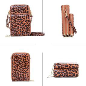 img 2 attached to Crossbody Leopard Cellphone Shoulder Designer