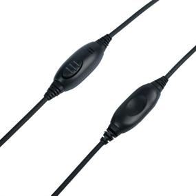 img 1 attached to Caroo 2-Pin Motorola Earpiece Noise Cancelling Headphone Overhead Headset for Motorola Walkie Talkie 2-Way Radio CLS1110, CLS1410, CP200, and More