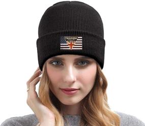 img 3 attached to Thy Thou Slouchy Beanie: Black Warm Hat for Women & Men - Ideal Snow Ski Knit Skull Cap for Winter