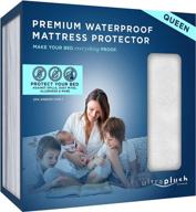 ultimate comfort and protection: ultraplush queen waterproof mattress protector - ideal for bedwetting and bed covers logo