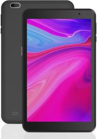 img 4 attached to 📱 Haehne 8 inch Tablet, Android 9.0 Pie, 2GB RAM 32GB Storage, 8-inch IPS HD Display, Quad-core Processor, Dual Camera, FM, WiFi Only, Bluetooth, Black