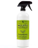 👕 cold iron wrinkle release spray: 32 fl oz of mojito citrus mint scented plant-based alternative for effortless wrinkle removal. fast, easy to use solution for smooth clothes, hanging flexibility. save time with award-winning formula. logo