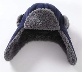 img 1 attached to 🧢 Warm and Cozy: Home Prefer Toddler Boys Winter Hat with Long Earflaps