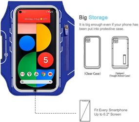 img 2 attached to Pixel 5 4A 4 3A 3 2 Armband Cell Phones & Accessories