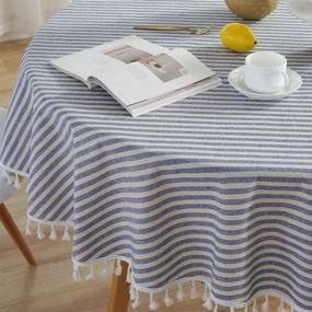 img 3 attached to Dust-Proof Tablecloth by WOOPOWER: Elegant Tabletop Decoration with Enhanced Protection