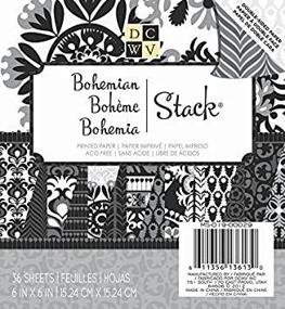 img 2 attached to 🎨 Vibrant Bohemian Inspired 6x6 DCWV Double Sided Stack: Unleash Your Creativity!