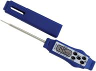 🌡️ taylor precision products 9877fda compact waterproof digital thermometer - fda recommended, blue logo