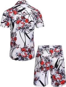 img 2 attached to Daupanzees Luxury Casual Button Hawaiian Men's Clothing