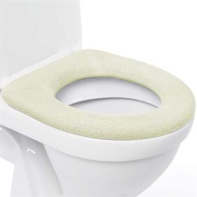 img 4 attached to Medipaq Super Warm Comfy Fleece Toilet Seat Cover with Retaining Ring - Universal Fit - Machine Washable - 2X Cream …